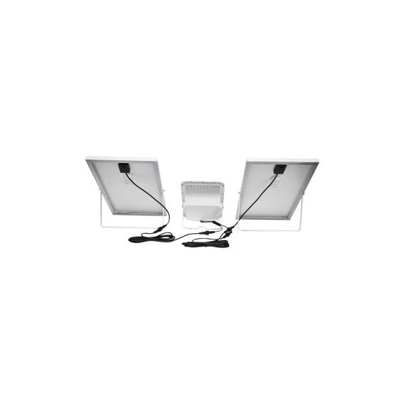 Lampa LED cu panou solar 100W proiector 300W baterie 3,2V/40Ah Cod: BK87488-poza 2-Dacenergy.ro