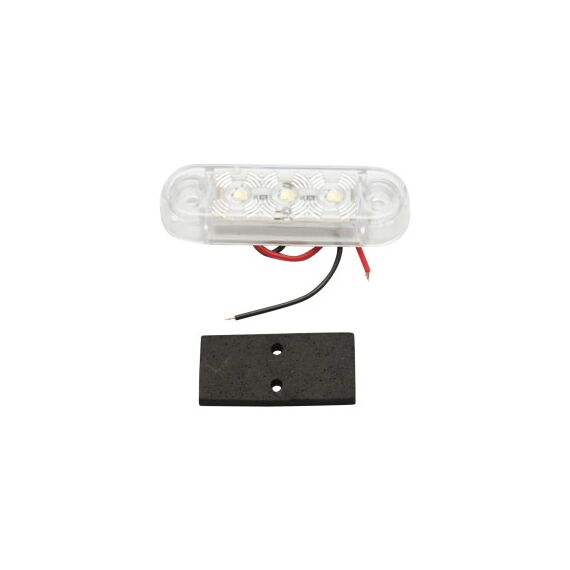 Lampa laterala Led Alba 65mm 12-24V  Cod: BK69486-poza 3-Dacenergy.ro