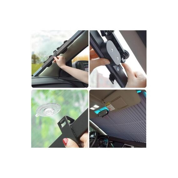 Parasolar auto retractabil latime  65cm  Cod: PRSRET65-poza 3-Dacenergy.ro