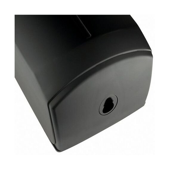 Dispenser prosop hartie rola, realizat din ABS, 1 rola de prosop de hartie cu diametru de 22 cm, negru, 32x22,2x22,2 cm-poza 2-Dacenergy.ro
