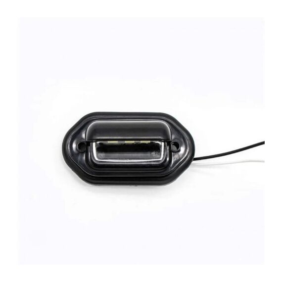 Set 2 lampi numar  carcasa neagra  lumina:alba / 12V-24V (Set 2 buc) Cod:2102501A/BK-poza 4-Dacenergy.ro