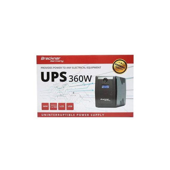 UPS 600VA/360W cu baterie 7Ah si 2 prize shuko, LCD, USB, AVR  Cod: BK69763-poza 3-Dacenergy.ro