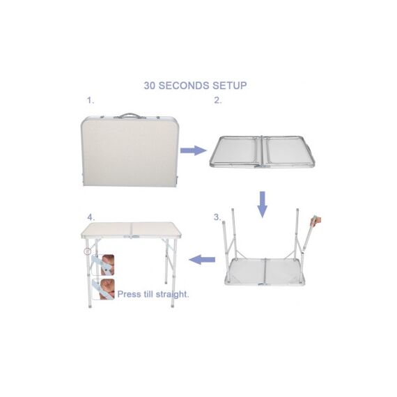 Masa plianta din aluminiu 120x60cm-poza 3-Dacenergy.ro