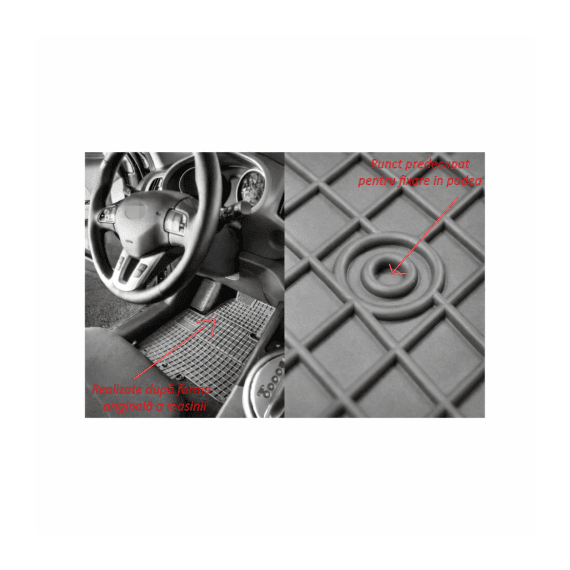 Covoare interior cauciuc El Toro compatibile Volkswagen Taigo SUV Coupe 2022-> Cod: 402010 P50-poza 2-Dacenergy.ro
