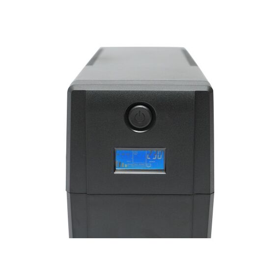 UPS 600VA/360W cu baterie 7Ah si 2 prize shuko, LCD, USB, AVR  Cod: BK69763-poza 2-Dacenergy.ro