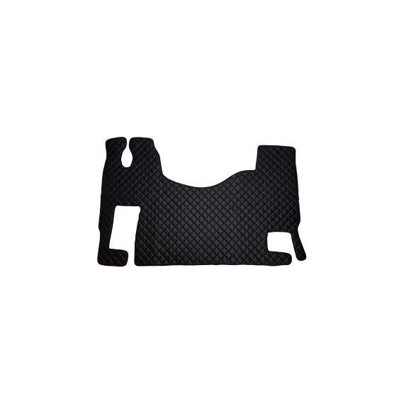 Covor auto imitatie piele dedicat Camion Mercedes Actros MP3,podea plată ,Cutie automata Negru/Rosu Cod:LUX-713-Dacenergy.ro