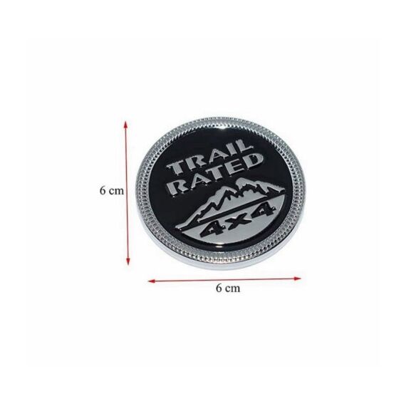 Ornament TRAIL 4X4  metalic diametru 6cm  Cod: JST-06-poza 3-Dacenergy.ro