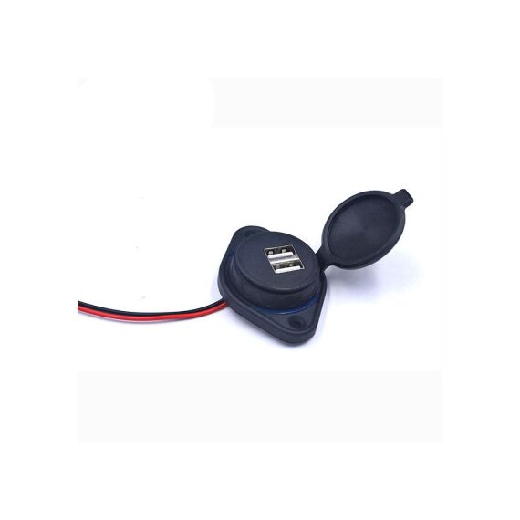 Panou mufa USB 4,8A si siguranta  Cod: MCA035B-poza 3-Dacenergy.ro
