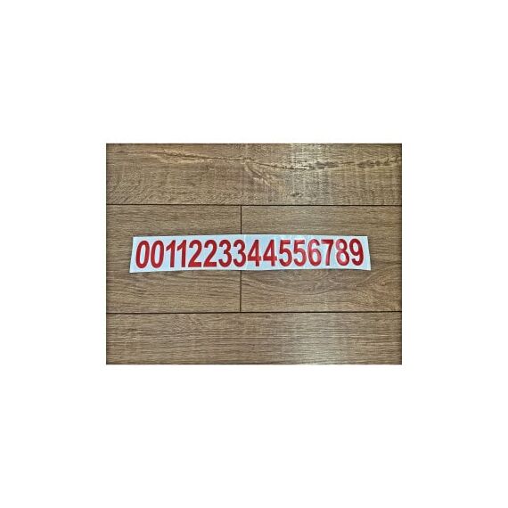 Set abtibilduri pentru numar de telefon, cu 16 cifre fiecare, Cod: TZ-123-poza 3-Dacenergy.ro