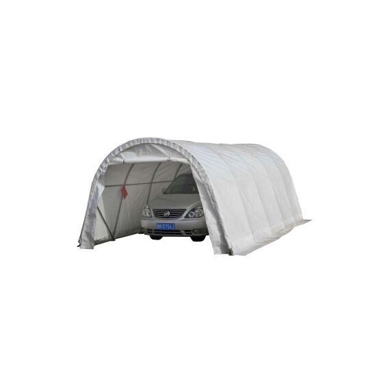 Cort pentru depozitare latime 3.66m lungime 6.1m inaltime 2.44m PVC structura metalica Cod: DISCR96-poza 2-Dacenergy.ro