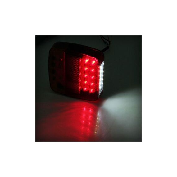 Set lampa spate LED 110x105 mm, 5 functii, iluminare numar, stanga/dreapta Cod: H5-363PC-poza 5-Dacenergy.ro