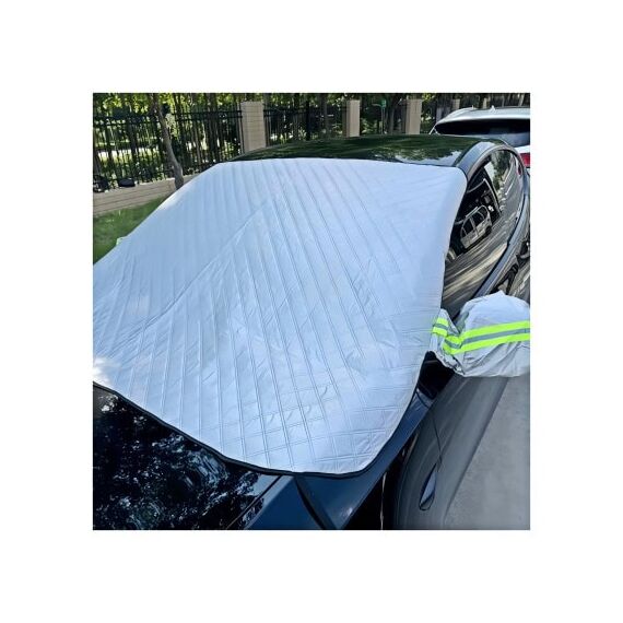 Parasolar exterior auto iarna vara cu protectie oglinzi laterale reflectorizante 145 x 113 cm Cod: CST-9M145113-poza 2-Dacenergy.ro