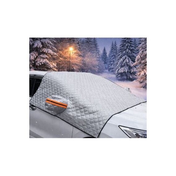 Parasolar exterior iarna vara cu protectie oglinzi, geamuri fata laterale si capota 234x144cm Cod: CST-234144-poza 8-Dacenergy.ro