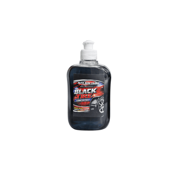 Solutie innegrit anvelope auto Black Tire concentrata 500 ml cu burete aplicator Cod: BKT500-poza 2-Dacenergy.ro