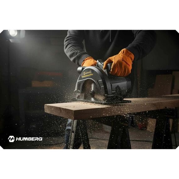 Ferastrau circular, constructie solida, motor eficient, 2500-5500 rpm, reglarea unghiului de taiere, extragerea prafului, ghidaj paralel, 24 dinti taietori, 1200 W-poza 8-Dacenergy.ro
