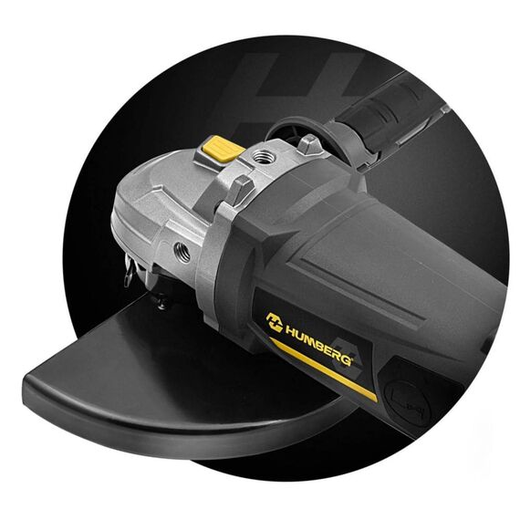 Polizor unghiular, viteza 6500 rpm, maner rotativ la 180°, diametru disc 230 mm, reglarea pozitiei manerului in 3 etape, cablu de alimentare 209 cm, protectie cu disc metalic, Soft Start, 2000 W-poza 2-Dacenergy.ro
