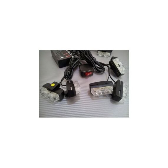 Lumini de zi LED ALB 8 mini proiectoare Cod: 52043-8-poza 2-Dacenergy.ro