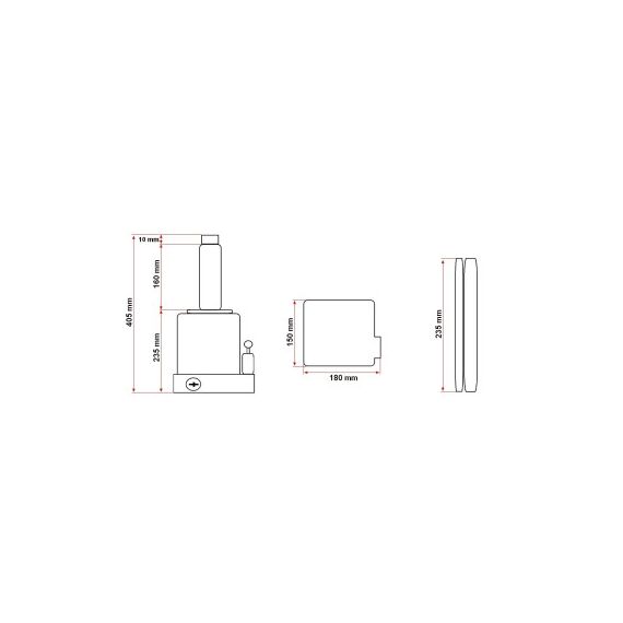 Cric hidraulic tip piston, sarcina maxima suportata 20T Cod: BK82109 / DISCRH20-poza 4-Dacenergy.ro