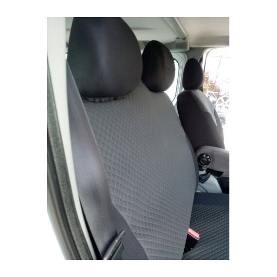 Husa auto dedicate Opel Vivaro 2014->  9 locuri  FRACTIONATE. Calitate Premium-poza 2-Dacenergy.ro