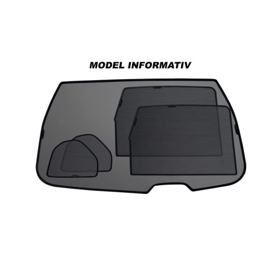 Perdele auto ART Luxury compatibil Dacia Sandero 1 / Sandero Stepway Hatchback 2007-2012 COD: LUX419-Dacenergy.ro