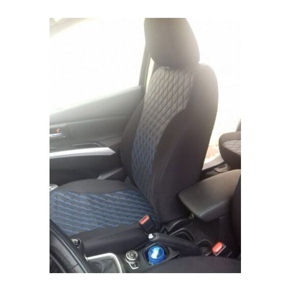 Husa auto dedicate Suzuki S-Cross SX4  FRACTIONATE - ROMB. Calitate Premium-poza 4-Dacenergy.ro