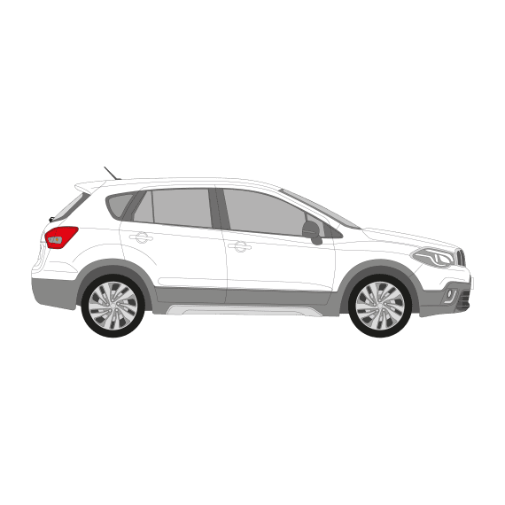 Husa auto dedicate Suzuki S-Cross SX4  FRACTIONATE - ROMB. Calitate Premium-Dacenergy.ro