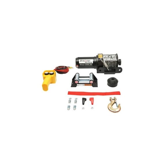Troliu electric cu telecomanda 12V, 1,6T (3000lbs) lungime cablu 9.2m Cod: BK81305-Dacenergy.ro