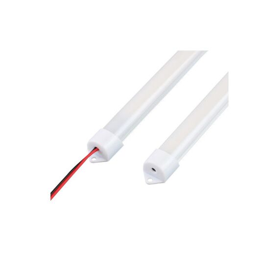Banda led rigida 5730 korea chip cu profil 886AL , 1m 12V  lumina Alb 6000k 18W Cod: ALSZ12-Dacenergy.ro