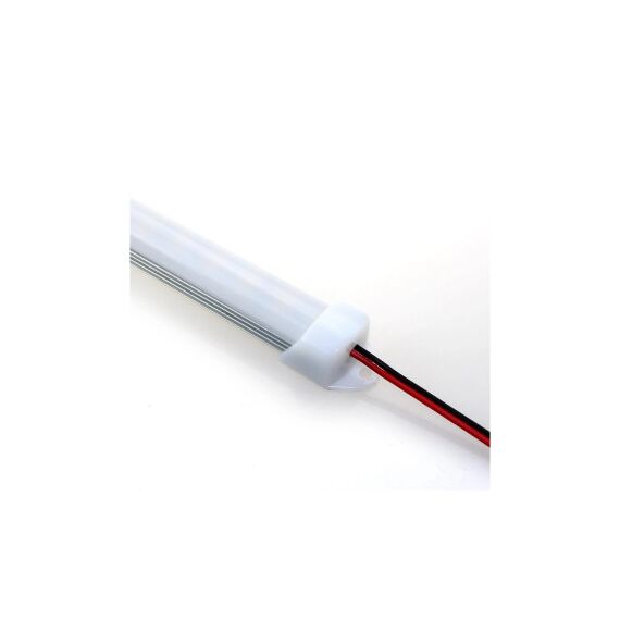 Banda led rigida 5730 korea chip cu profil 886AL , 1m 12V  lumina Alb 6000k 18W Cod: ALSZ12-poza 2-Dacenergy.ro