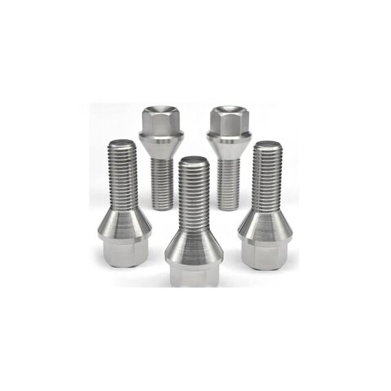 Prezoane pentru jante de aluminiu, dimensiuni M12x1,5 mm, lungime 28 mm, cu con drept Cod: B104-Dacenergy.ro