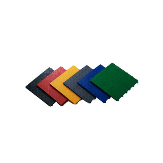 Pardoseala modulara plina PP 40x40x1.8cm garaj trafic intens Albastru Cod: PM10011-poza 4-Dacenergy.ro