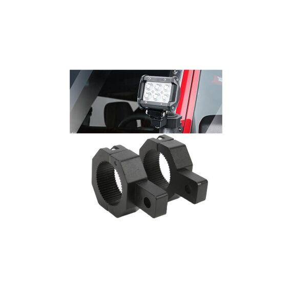 Set 2 suporti  proiectoare LED universal pentru  prindere de rollbar sau bullbar   Cod: TY038-poza 7-Dacenergy.ro