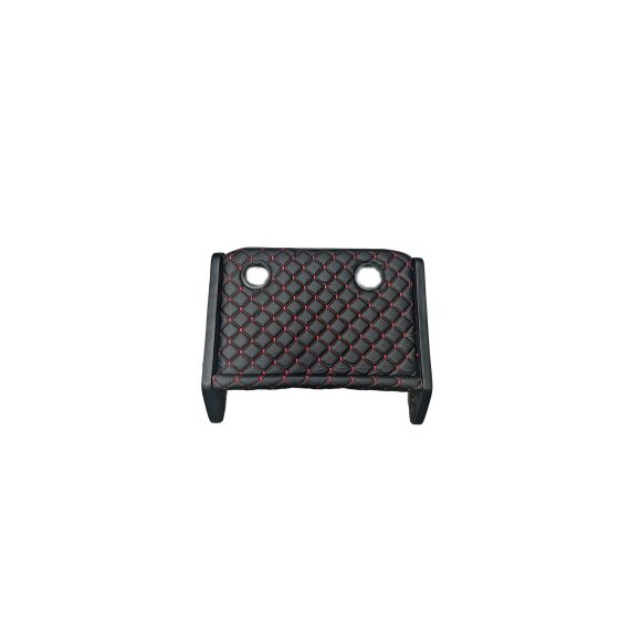 Masa de bord cu 2 suporti pentru pahare ,piele ecologica culoare Negru cusatura Rosie compatibila  Fiat Ducato 2006->-poza 4-Dacenergy.ro