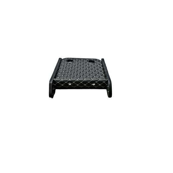 Masa de bord cu 2 suporti pentru pahare ,piele ecologica culoare Negru cusatura Gri compatibila  Renault Master 3 / Opel Movano 2010-2020-Dacenergy.ro