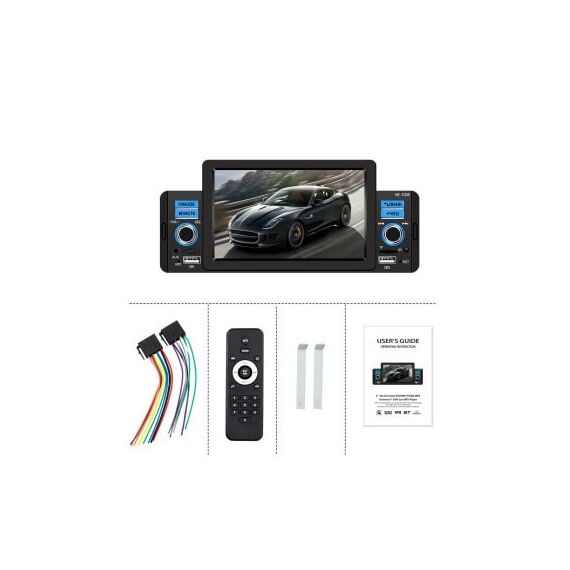 Radio MP3, MP5 Video Player 1DIN  cu bluetooth si mirrorlink  7inch  12V  Cod: 530MP5-poza 2-Dacenergy.ro
