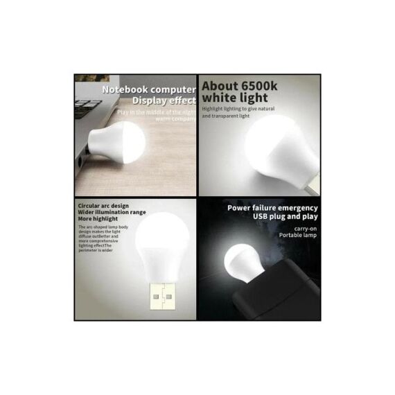 Lampa mini bec LED USB  Cod: XO-Y1-poza 4-Dacenergy.ro