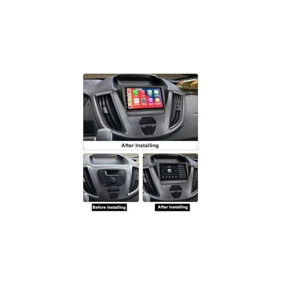 Rama Navigatie 9" cu cablaj  compatibila Ford Transit 2014 - 2020 Cod: NV3073/ GR3-poza 2-Dacenergy.ro