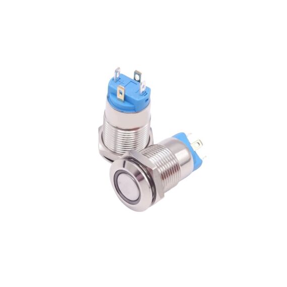Buton din aluminiu 12V ,12mm Cod: TLB93A-Dacenergy.ro