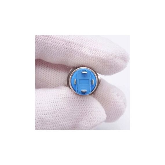 Buton din aluminiu 12V ,12mm Cod: TLB93A-poza 3-Dacenergy.ro