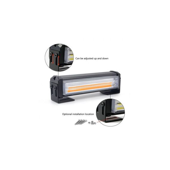 Lampa LED  Stroboscopica  De Avertizare, Galben, Flash, cu Controler, 12V Cod: HAL277-poza 2-Dacenergy.ro