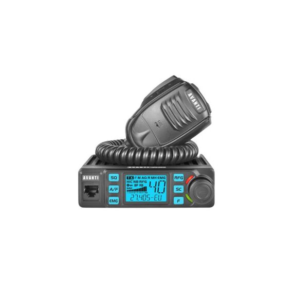 Statie CB auto Avanti Delta PRO AM FM 4W 40 canale cu ASQ VOX si alimentare 12 24V  -Dacenergy.ro