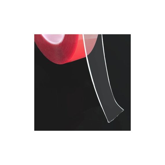 Banda dublu adeziva transparenta profesionala 10mm x 25 m  Cod: CDT1025-poza 4-Dacenergy.ro
