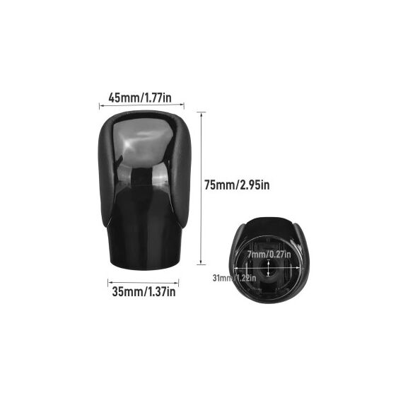 Maner  schimbator auto din plastic  compatibil  Lexus NX,RX,IS,ES,RC  Cod: SC-199-poza 3-Dacenergy.ro
