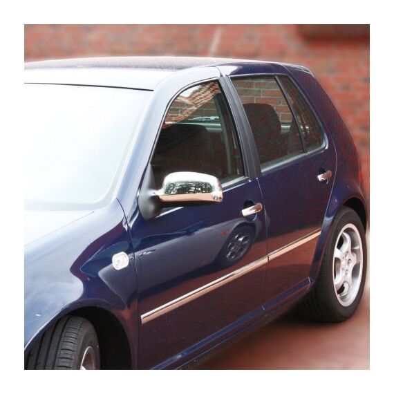 Ornamente crom pt. oglinda compatibil VW Golf 4 Passat B5 Bora Audi A3  CROM 0540-poza 3-Dacenergy.ro