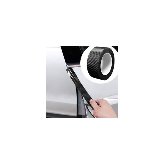 Rola de film autoadeziv 5D carbon pentru protectie bandouri sau praguri 5cmx5m Cod: K5D5cm-poza 3-Dacenergy.ro