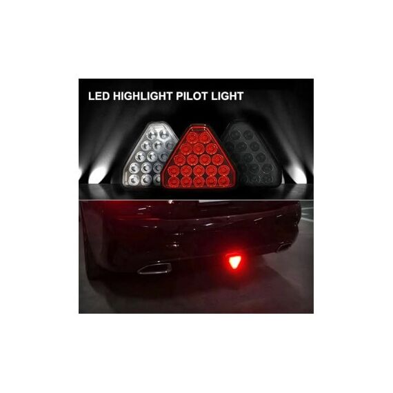 Lampa stop frana LED F1 lumina rosie 12V Cod: AC-3221-poza 3-Dacenergy.ro