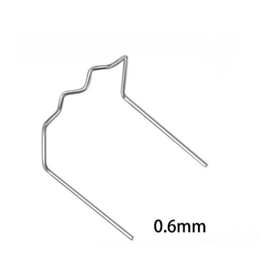 Set 100 cleme pentru pistol reparat plastic 0.6mm otel inoxidabil Cod: K18028-12-Dacenergy.ro