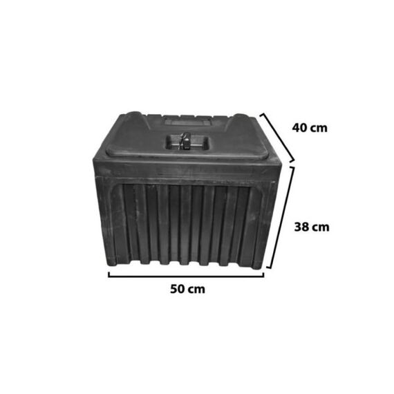 Lada pentru scule fara suport din plastic negru 380x400x500 mm Cod: DISCK32-poza 2-Dacenergy.ro