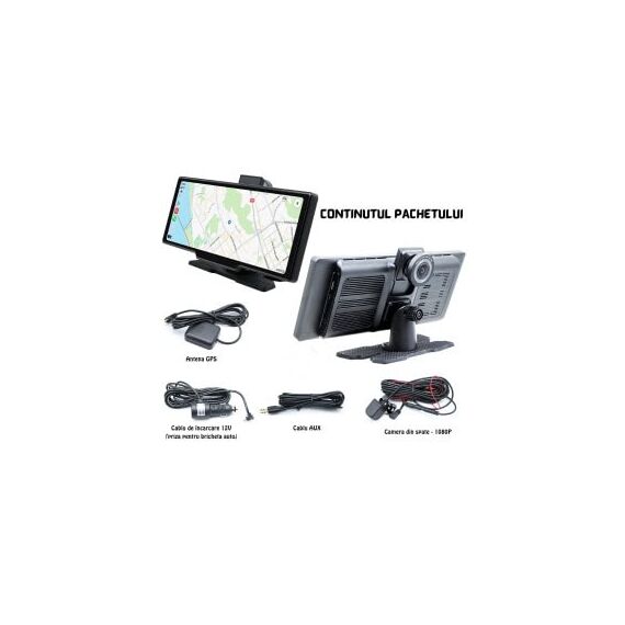 Navigatie Multimedia DVR 10.26" touch screen  CarPlay si Android Auto wireless, Camera marsarier Cod: CHS-N91C-poza 3-Dacenergy.ro