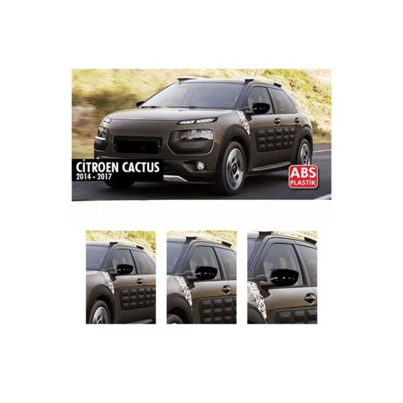 Capace oglinda tip Batman auto compatibile Citroen C4 Cactus 2014-2017 Cod: C571-BAT2-Dacenergy.ro